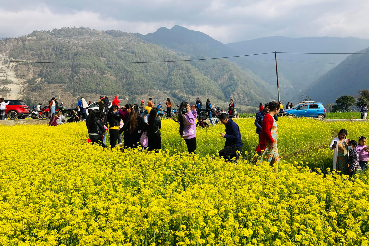 तोरीबारीमा अत्याधिक भिड, प्रहरी परिचालन